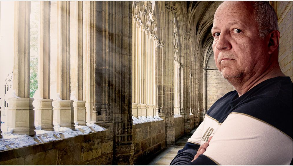 Selbstportrait in der Kathedrale von Segovia, Spanien