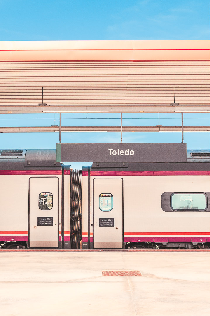 Der Bahnhof in Toledo, Spanien