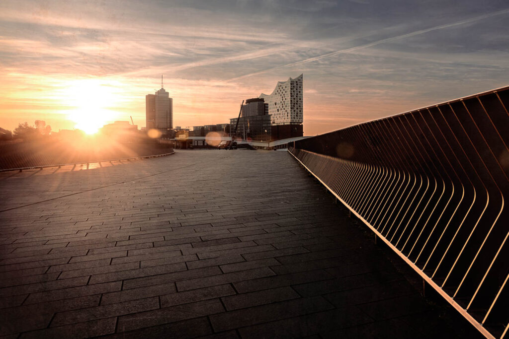 Sonnenaufgang Elbphilharmonie . 2023