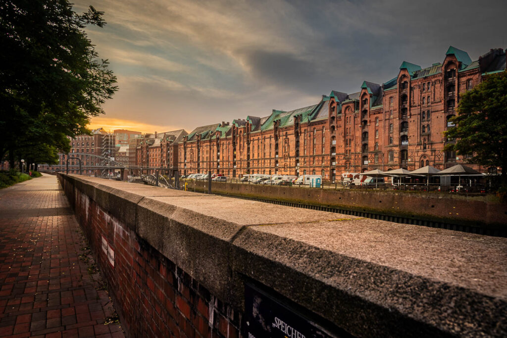 Sonnenaufgang Speicherstadt 2 -2023