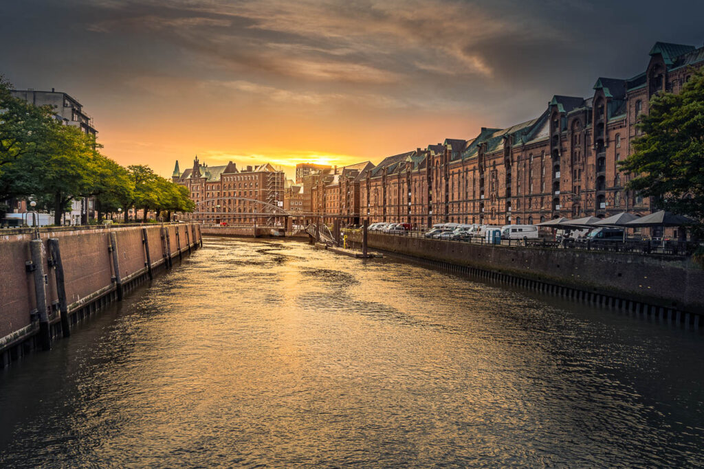 Sonnenaufgang Speicherstadt - 2023