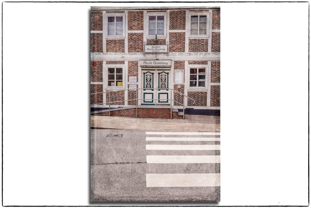 Der ehemalige Gasthof Stadt Hamburg in Curslack in den Vierlanden