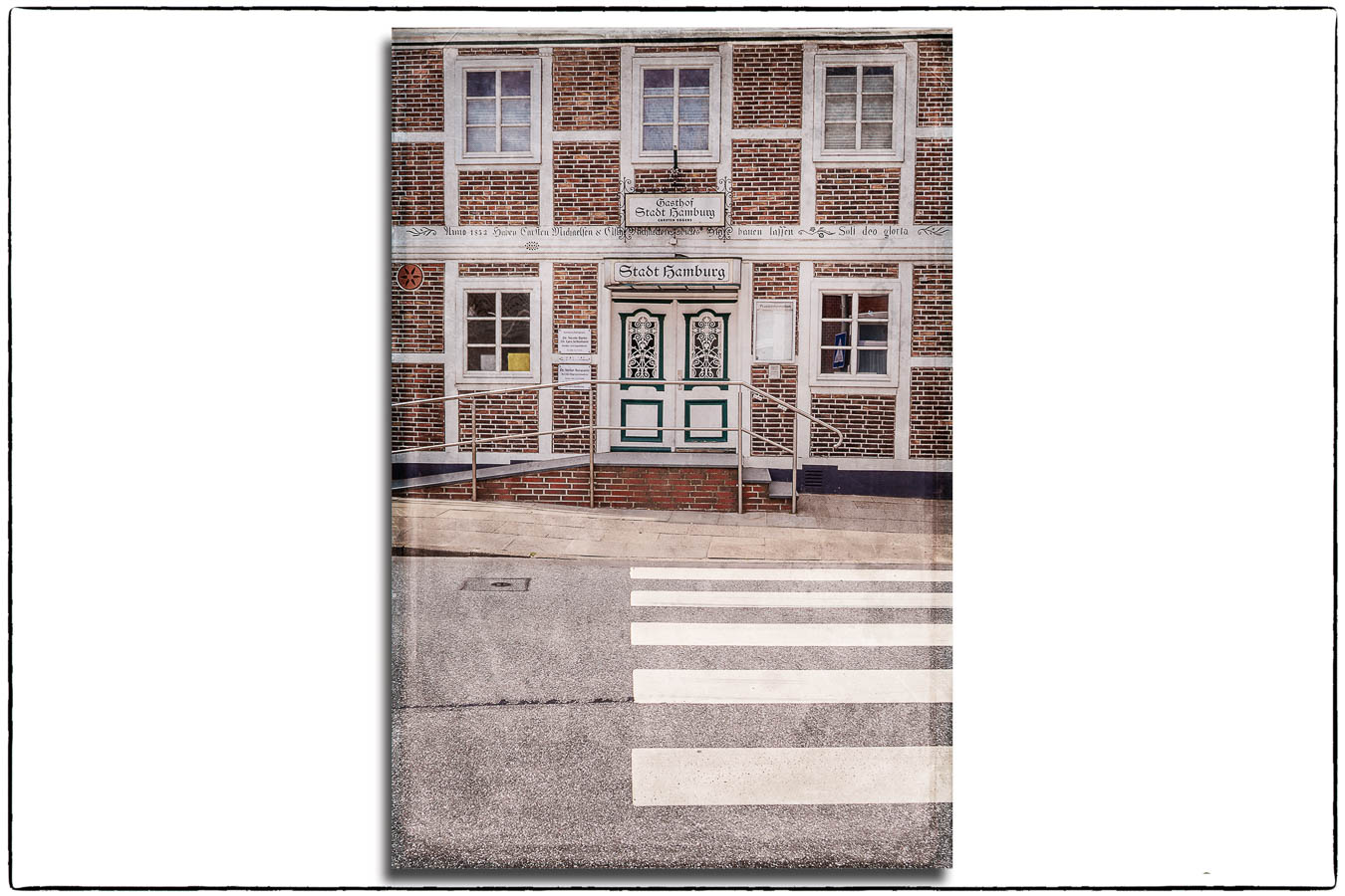 Der ehemalige Gasthof Stadt Hamburg in Curslack in den Vierlanden