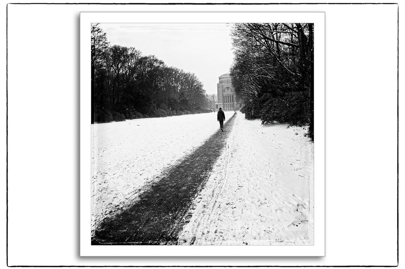 Fineart-Print Planetarium im Schnee