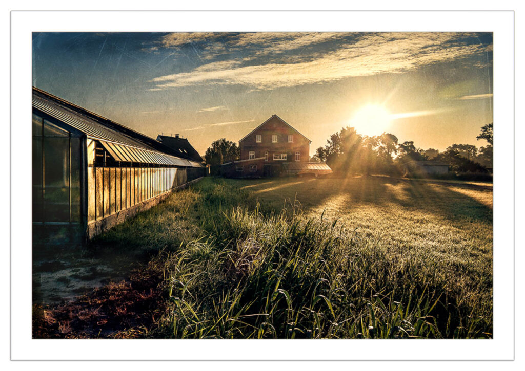 Sonnenaufgang am Norderquerweg